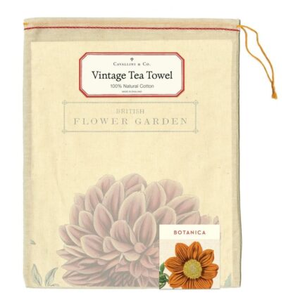 Cavallini & Co Vintage Tea Towel: Botanica - Image 2