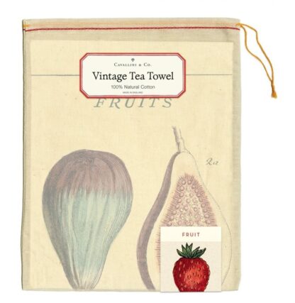 Cavallini & Co Vintage Tea Towel: Fruits - Image 4