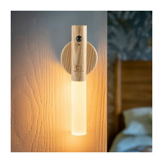 Gingko Baton LED Light, White Ash