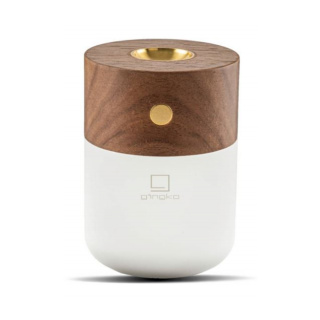 Gingko Smart Diffuser Lamp, Walnut
