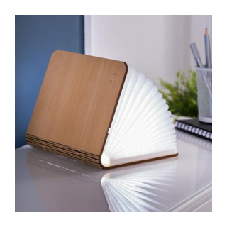 Gingko Smart LED Booklight, Large, Maple