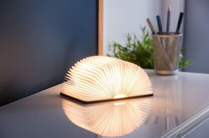 Gingko Smart LED Booklight, Mini, Walnut - Image 2