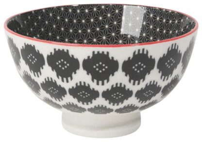 Now Designs Stamped Bowl, Black Ikat, Set of 2 - Image 2