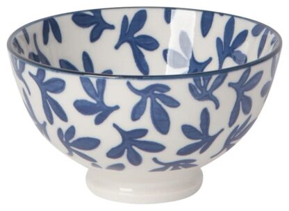 Now Designs Stamped Bowl, Blue Floral, Set of 2 - Image 2