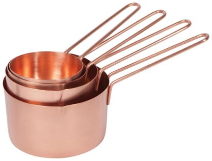 Now Designs Steel Measuring Cups, Rose Gold, Set of 4 - Image 2