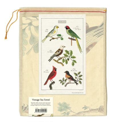 Cavallini & Co Vintage Tea Towel: Birds - Image 4