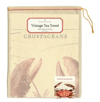 Cavallini & Co Vintage Tea Towel: Crustaceans - Image 3