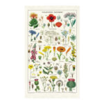 Cavallini & Co Vintage Tea Towel: Wildflowers