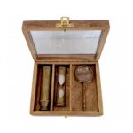Sand Timer, Telescope & Magnifier Gift Set