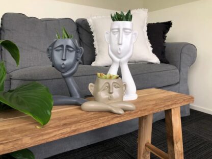 Planter: Three's Company Face - The Beige One - Image 3