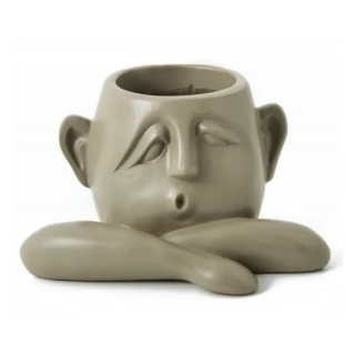 Planter: Three's Company Face - The Beige One