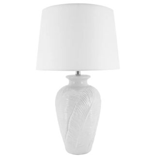 Table Lamp: Alina Lamp B&S White, 35x60cm