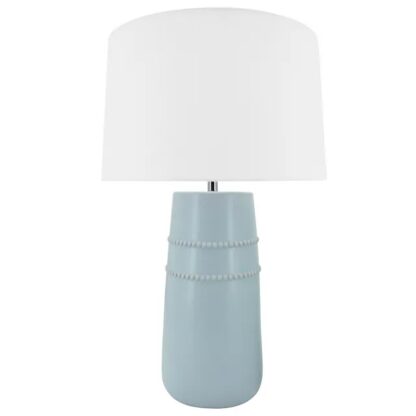 Table Lamp: Beaded Lamp B&S Frost 35x58.5cm - Image 2