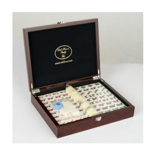 Dal Rossi Italy Mahjong in Mahogany Finish Case, 29cm