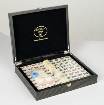 Dal Rossi Italy Mahjong in Carbon Fibre Finish Case, 29cm - Image 3
