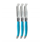 Verdier Fromagette Cheese Knife, Blue, Set of 3