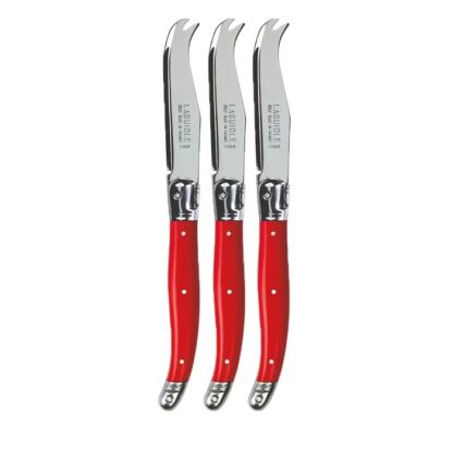 Verdier Cheese Knife Fromagette, Bright Red, Set of 3 - Image 2