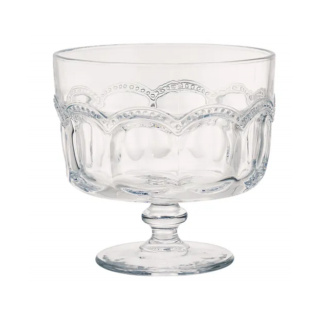 Artland Pearl Ridge Trifle Bowl