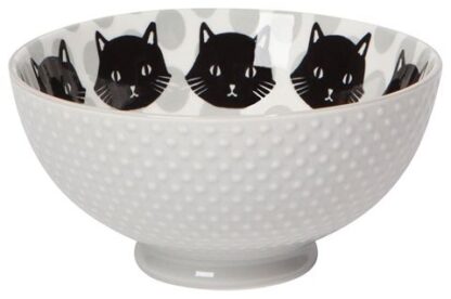 Danica Studio Stamped Bowl, Feline, Medium, Set of 2 - Image 2