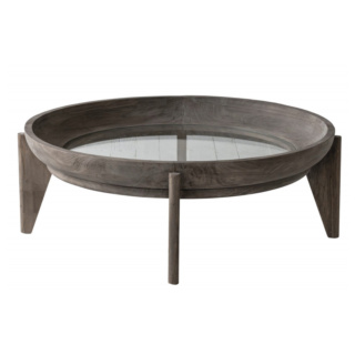 Santos Coffee Table, Recycled Elm, Round