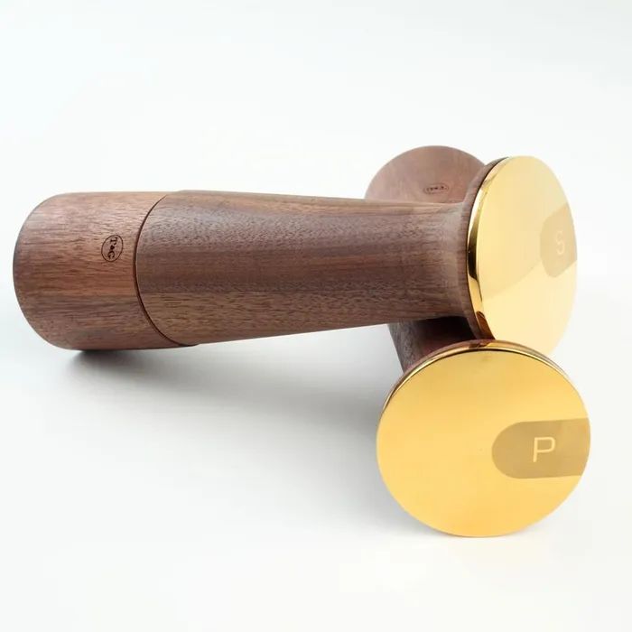 T&G Oblique Deco Gold Pepper Mill, 205mm - Image 2