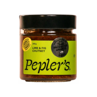 Pepler's Chutney: Lime & Fig 240g