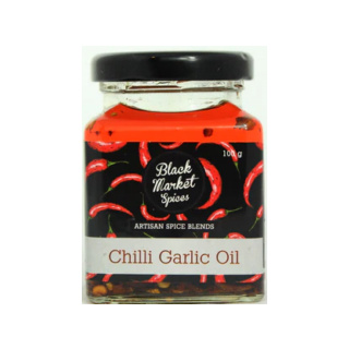 Black Market Spices Chilli Garlic Oil 110g