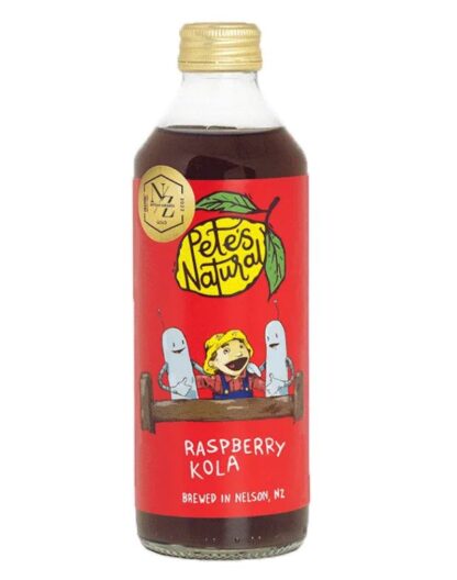 Pete's Natural Soda: Raspberry Kola 300ml (2 Pack) - Image 2