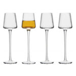 Anton Studio Empire Liqueur Glasses, Clear, Set of 4