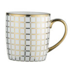 BIA Cordon Bleu Mugs, Lattice Gold, Set of 4