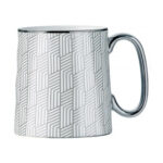 BIA Cordon Bleu Mugs, Geo Platinum, Set of 4