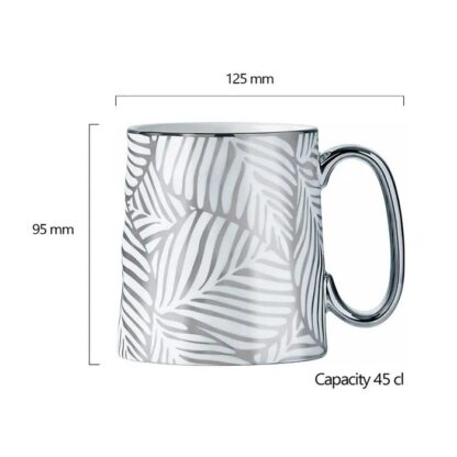BIA Mugs, Tropical Platinum, Set of 4 - Image 4