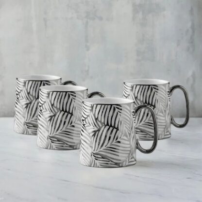 BIA Mugs, Tropical Platinum, Set of 4 - Image 3