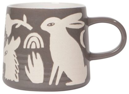 Danica Studio Ceramic Imprint Mug, Timber - Image 6