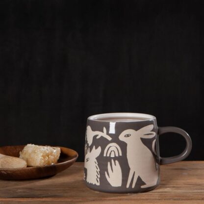 Danica Studio Ceramic Imprint Mug, Timber - Image 2