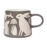 Danica Studio Ceramic Imprint Mug, Timber