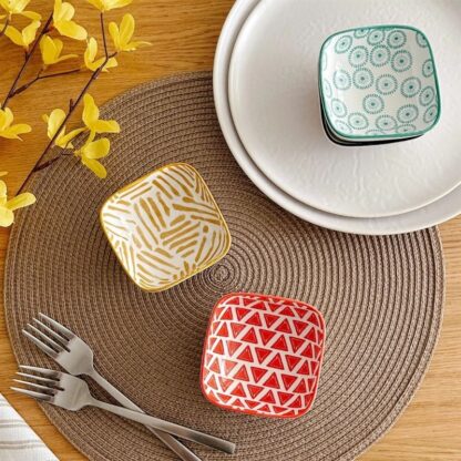 Now Designs Stamped Pinch Bowls, Mix & Prep, Set of 4 - Image 3