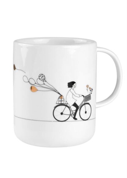 Räder Porcelain Mug, Biking - Image 5