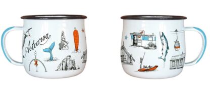 Wolfkamp & Stone Enamel Mugs, Aotearoa, Set of 2 - Image 2
