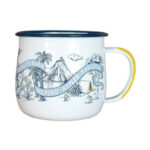 Wolfkamp & Stone Enamel Mugs, Great Walks, Set of 2