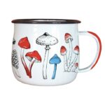 Wolfkamp & Stone Enamel Mugs, NZ Fungi, Set of 2