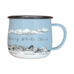 Wolfkamp & Stone Enamel Mugs, NZ Mountains, Set of 2