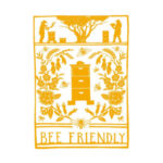 Wolfkamp & Stone Tea Towel, Bee Friendly, Set of 2