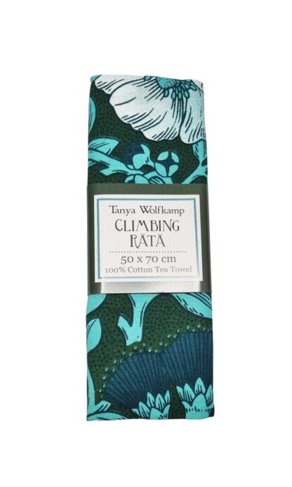 Wolfkamp & Stone Tea Towel, Climbing Rata, Set of 2 - Image 3