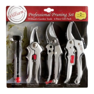 Professional Pruning Set Garden Tools, 4 Piece Gift Set