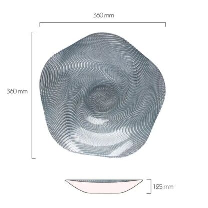Anton Studio Deep Bowl, Vortex Platinum - Image 5
