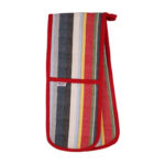 Dexam Double Oven Glove, Recycled Cotton, Striped