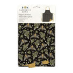 Museums & Galleries Organic Cotton Apron, Bee Pattern