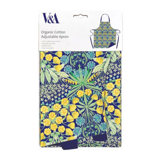 Museums & Galleries Organic Cotton Apron, Mallow