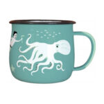 Wolfkamp & Stone Enamel Mugs, Kupe & Te Wheke, Set of 2